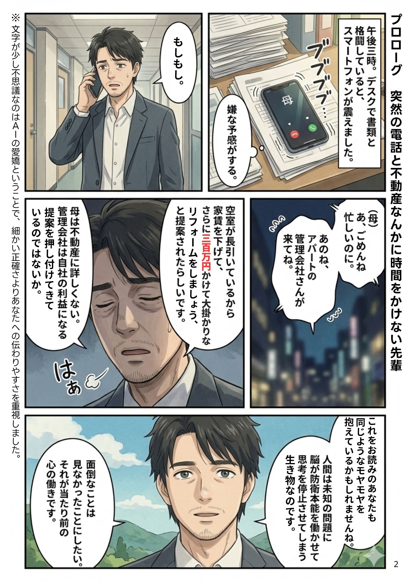 プロローグ 1ページ目